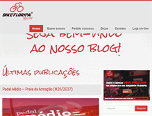 Tablet Screenshot of bikefloripa.com.br